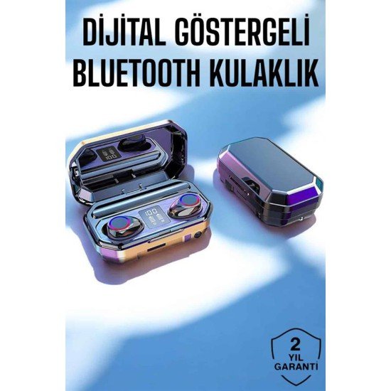 Dijital Göstergeli Bluetooth Bağlantılı Kulaklık Dokunmatik Kontrol Dijital Göstergeli Bluetooth Bağlantılı Kulaklık Dokunmatik Kontrol