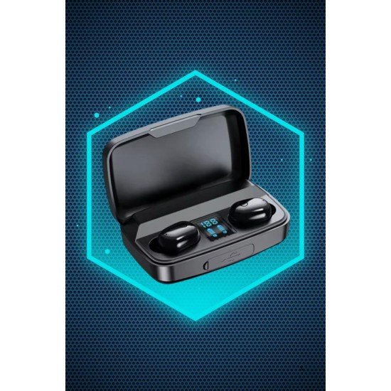 Dijital Göstergeli Bluetooth Kulaklık Kablosuz TWS Stereo Bluetooth 5.0 Dijital Göstergeli Bluetooth Kulaklık Kablosuz TWS Stereo Bluetooth 5.0