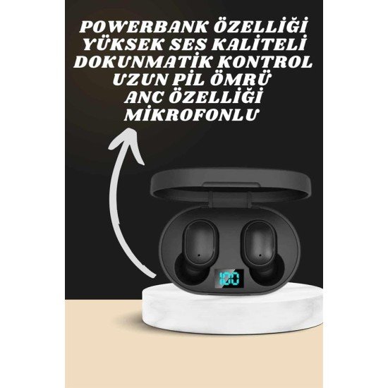 Dijital Göstergeli Kulaklık ve 7 Kordonlu Akıllı Saat Android ve İOS Uyumlu Uyku Takibi Sesli Görüşme Dijital Göstergeli Kulaklık ve 7 Kordonlu Akıllı Saat Android ve İOS Uyumlu Uyku Takibi Sesli Görüşme