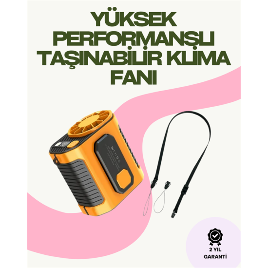 Dijital Göstergeli Turbo Taşınabilir Fan – USB Type-C, 3 Serinlik Modu Dijital Göstergeli Turbo Taşınabilir Fan – USB Type-C, 3 Serinlik Modu