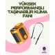 Dijital Göstergeli Turbo Taşınabilir Fan – USB Type-C, 3 Serinlik Modu Dijital Göstergeli Turbo Taşınabilir Fan – USB Type-C, 3 Serinlik Modu