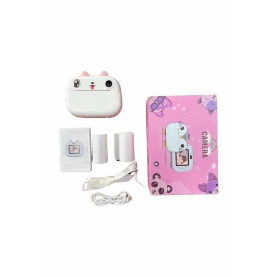 Dijital HD Video Kamera Çocuk Fotoğraf Makinesi  Anlık Termal Rulo