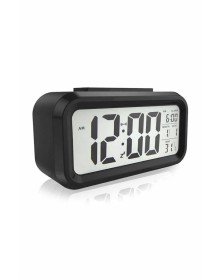 Dijital Masa Saati Takvim Çalar Saat Alarmlı Işıklı Led Ekran Pilli