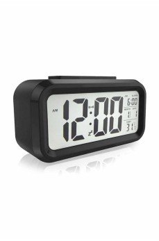 Dijital Masa Saati Takvim Çalar Saat Alarmlı Işıklı Led Ekran Pilli