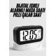 Dijital Masa Saati Termometre Takvim Led Ekran Pilli Ev Ofis Masası