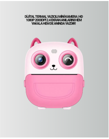 Anında Yazdıran Kamera – Çocuklara Uygun, Hafif ve Renkli