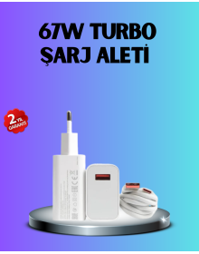 67 Watt Type C Hızlı Şarj Başlık  Black Shark Uyumlu