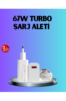 67 Watt Type C Hızlı Şarj Başlık  Black Shark Uyumlu