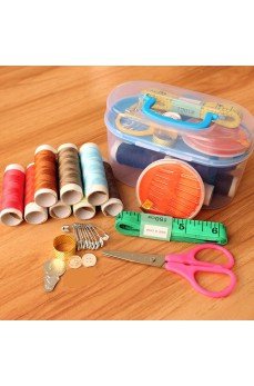 Dikiş Seti Kutusunda - İğne - İplik - Makas Seti Dikiş Seti Kutusunda - İğne - İplik - Makas Seti