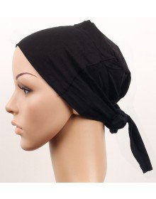 Dikişsiz Bağlamalı Tesettür Bone - Bağlamalı Bandana 5 Adet