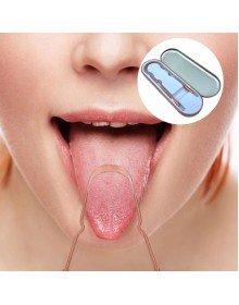 Dil Plağı Temizleme Aparatı - Dil Bakır Oil Pulling