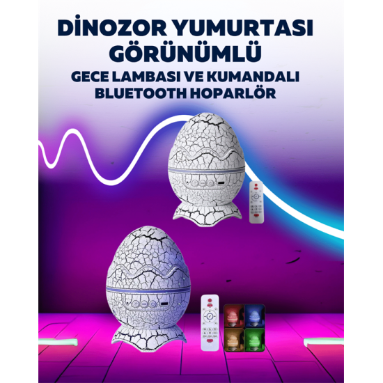 Dinazor Yumurta Gece Lambası Dinazor Yumurta Gece Lambası