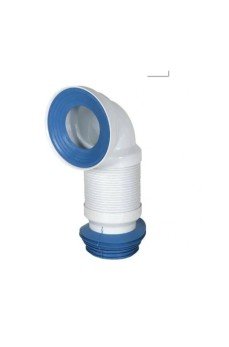 Dirsekli Körüklü Kada 100 mm