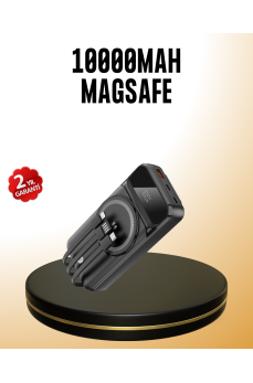 15W Kablosuz Hızlı Şarjlı 10000 mAh Powerbank – Taşınabilir, LED Göstergeli