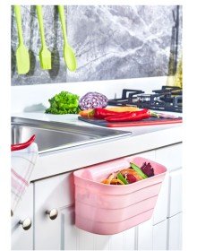 Dolap Kapağı Organizeri - Tezgah Çöp Kutusu