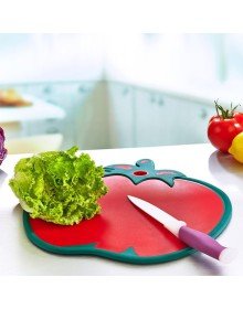 Domates Figürlü Kaydırmaz Kesme Tahtası Doğrama Panosu