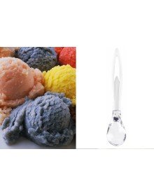 Dondurma Kaşığı - Şeffaf Mika Uçlu