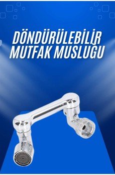 Döndürülebilir Musluk Mutfak Banyo Musluk Ucu Başlığı 4 Filtreli