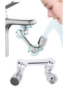 Dönebilen Musluk Başlığı Akrobat Mutfak Banyo Musluk Ucu Başlığı Oynar Başlıklı