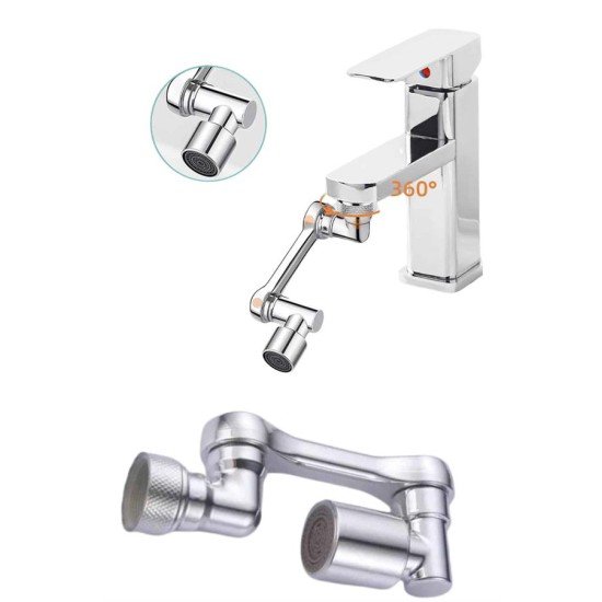 Dönebilen Musluk Başlığı Akrobat Mutfak Banyo Musluk Ucu Başlığı Oynar Başlıklı