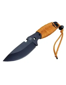 DPX Gear Assault 0238TRN Kamp Bıçağı 22,5 cm - Turuncu, Metal; İpli Sap