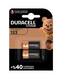 Duracell 123A 3 Volt Lityum Pil 2 Adet