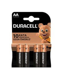 Duracell Alkalin Pil AA 4'' lü Paket