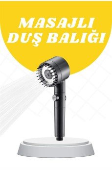 Duş Başlığı Yüksek Basınçlı Masaj Taraklı 3 Kademeli Duş Başlığı Yüksek Basınçlı Masaj Taraklı 3 Kademeli