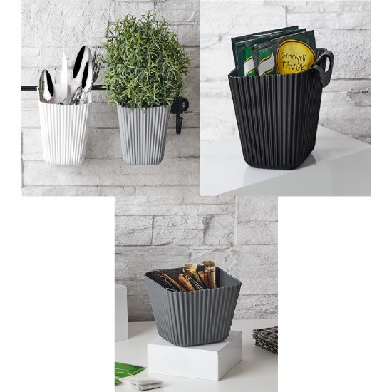 Duvara Asılan Çok Amaçlı Organizer - 2'li Saksı Set Duvara Asılan Çok Amaçlı Organizer - 2'li Saksı Set