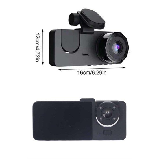 DVR Araç İçi Kamera Hareket Algılayabilen 1080P CarPlay Video Kaydedici