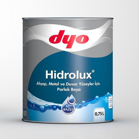 Dyo Hidrolüx 0,75 Litre Beyaz Su Bazlı Ahşap Metal Boyası Dyo Hidrolüx 0,75 Litre Beyaz Su Bazlı Ahşap Metal Boyası
