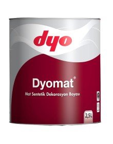 Dyomat Mat Dekorasyon Boyası 0,75 Litre Beyaz