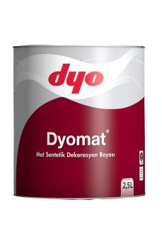 Dyomat Mat Dekorasyon Boyası 0,75 Litre Siyah