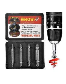 Easy Out 4lü Sökme Takımı - Hasar Görmüş Vida Çıkarıcı