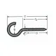 Açık Piton, Kanca, Çengel 21x100 - 100 Adet Açık Piton, Kanca, Çengel 21x100 - 100 Adet