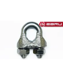 Çelik Halat Bağlama, Düğüm, Klemens 10 mm - 25 Adet