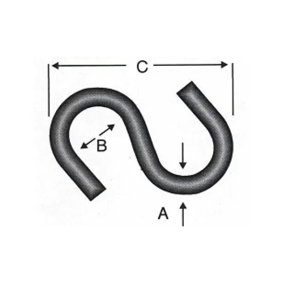 ES - S Kanca Büyük 5x55 - 100 Adet