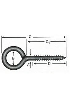 Kaynaklı Vida 8x160 - 50 Adet