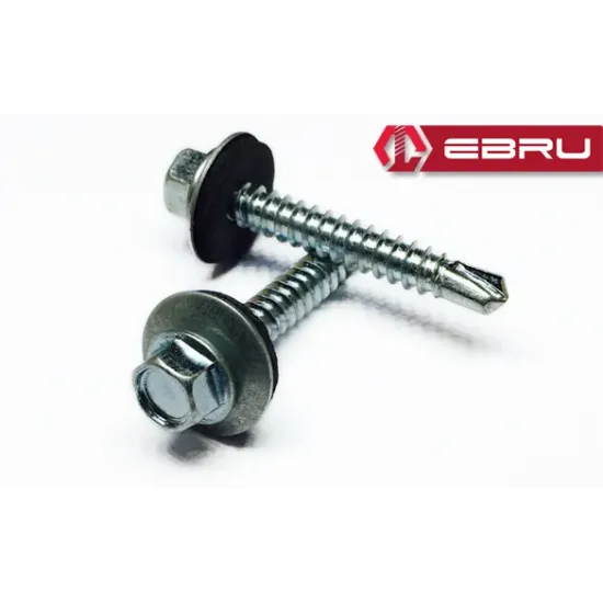 Matkap Uçlu Çatı Trapez Vidası 5,5x25 - 500 Adet Matkap Uçlu Çatı Trapez Vidası 5,5x25 - 500 Adet