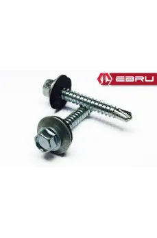 Matkap Uçlu Çatı Trapez Vidası 5,5x60 - 20 Adet Matkap Uçlu Çatı Trapez Vidası 5,5x60 - 20 Adet