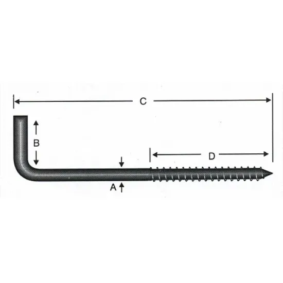 Vidalı Korniş Çivi No:6 - 4x60 - 10 Adet Vidalı Korniş Çivi No:6 - 4x60 - 10 Adet