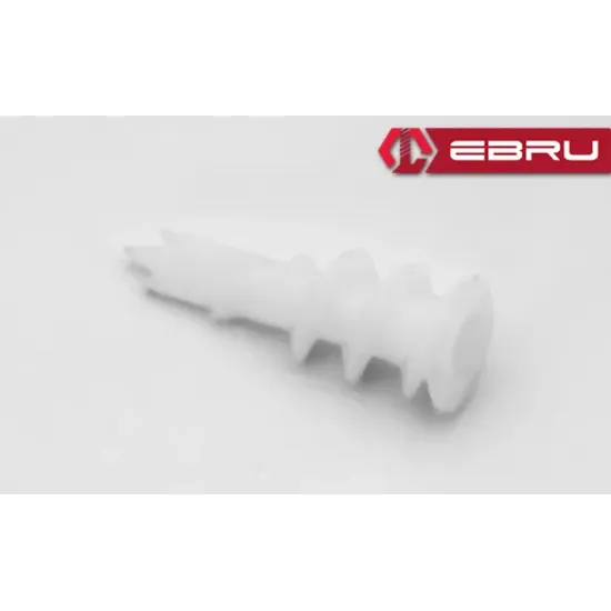 Vidalı Plastik Turbolet Dübeli - 500 Adet Vidalı Plastik Turbolet Dübeli - 500 Adet