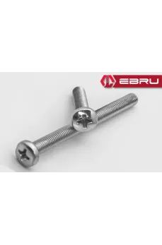 Yuvarlak Yıldız Başlı YSB Civata -M5x10 - 20Adet