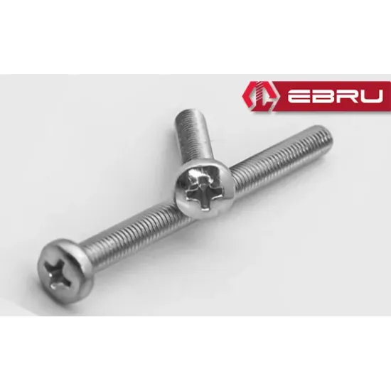 Yuvarlak Yıldız Başlı YSB Civata M5x70 - 10 Adet