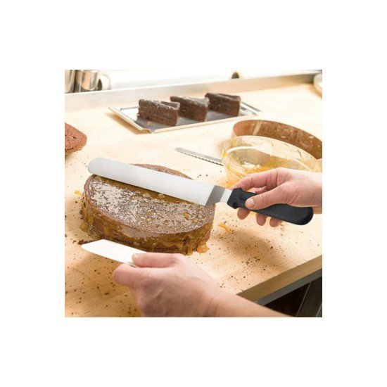 Eğik Pasta Sıvama Spatulası Metal 33 Cm Eğik Pasta Sıvama Spatulası Metal 33 Cm