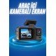 Ekranlı Sürüş Kaydedici DVR Ön ve Arka Kameralı Full HD Çözünürlüklü