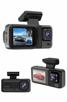 Ekranlı Sürüş Kaydedici DVR Ön ve Arka Kameralı Full HD Çözünürlüklü Ekranlı Sürüş Kaydedici DVR Ön ve Arka Kameralı Full HD Çözünürlüklü