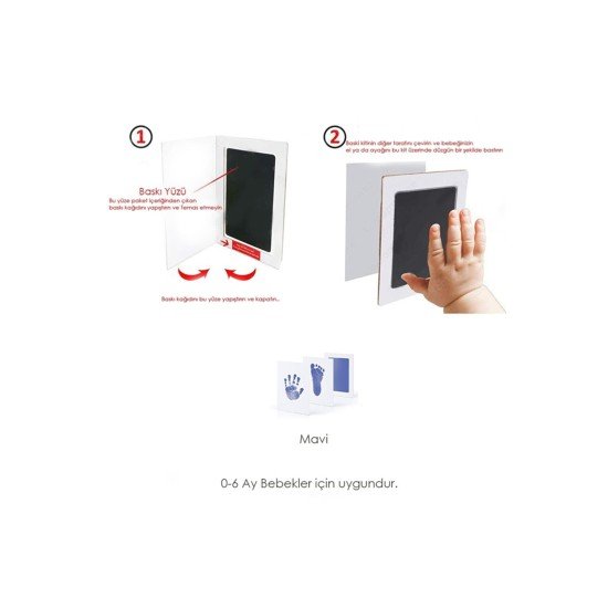 El Ayak İzi Kalıbı Seti El Ayak İzi Kalıbı Seti