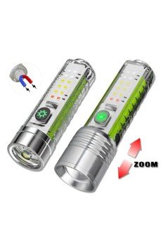 El Feneri 8 Mod Şarjlı Fosforlu Mıknatıslı Led El Feneri