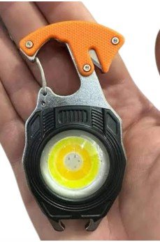 El Feneri LED Anahtarlık Çok Fonksiyonlu Mini Çakmak Özellikli